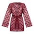 Kimono en dentelle int&eacute;grale, Rouge