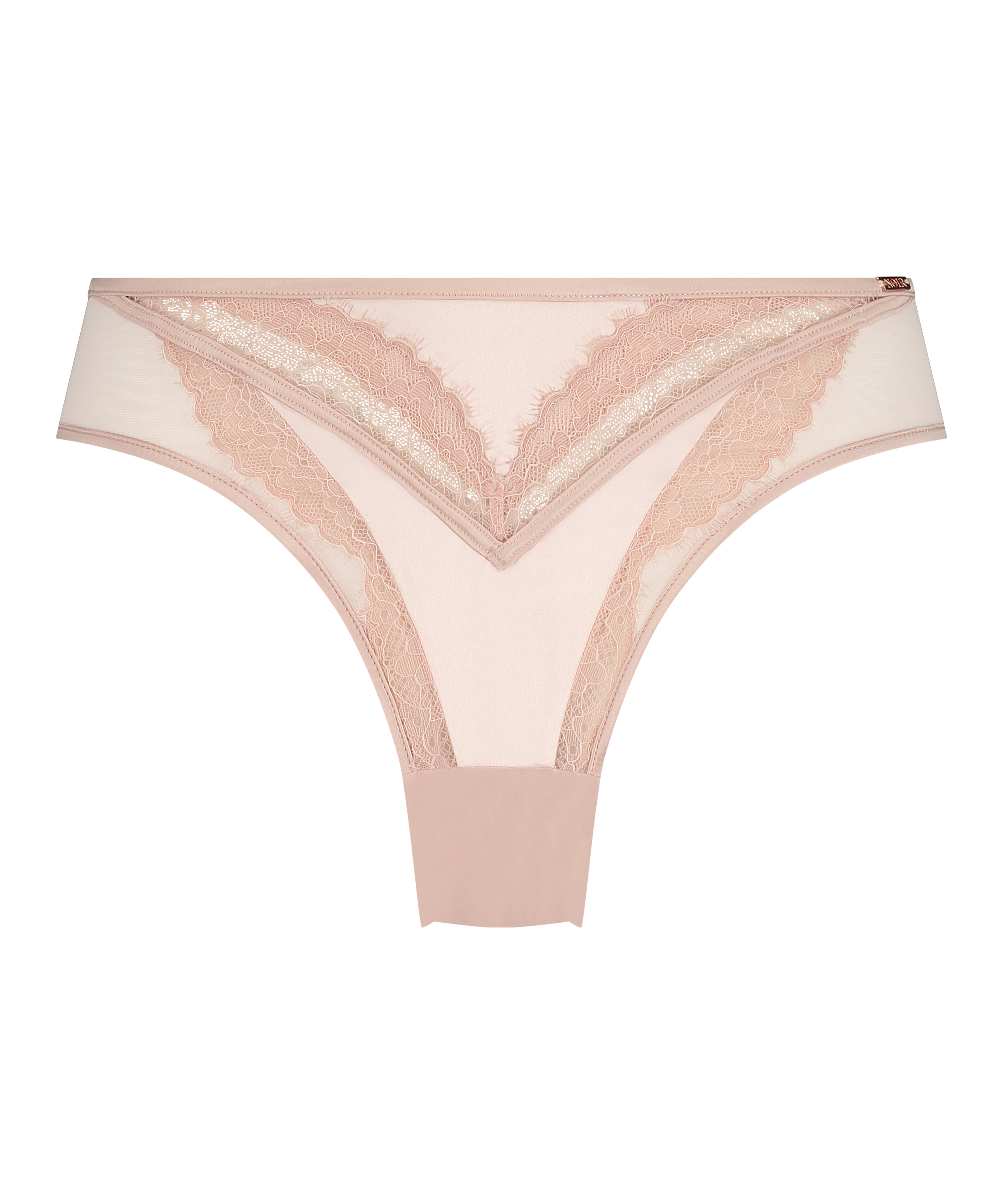 Slip brésilien Nicole, Rose, main