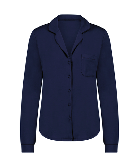 Veste &agrave; manches longues en jersey Essential, Bleu