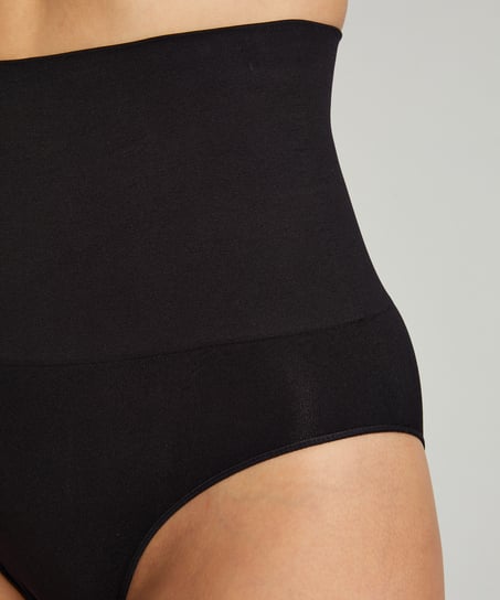 Verstevigende hoge slip, Zwart