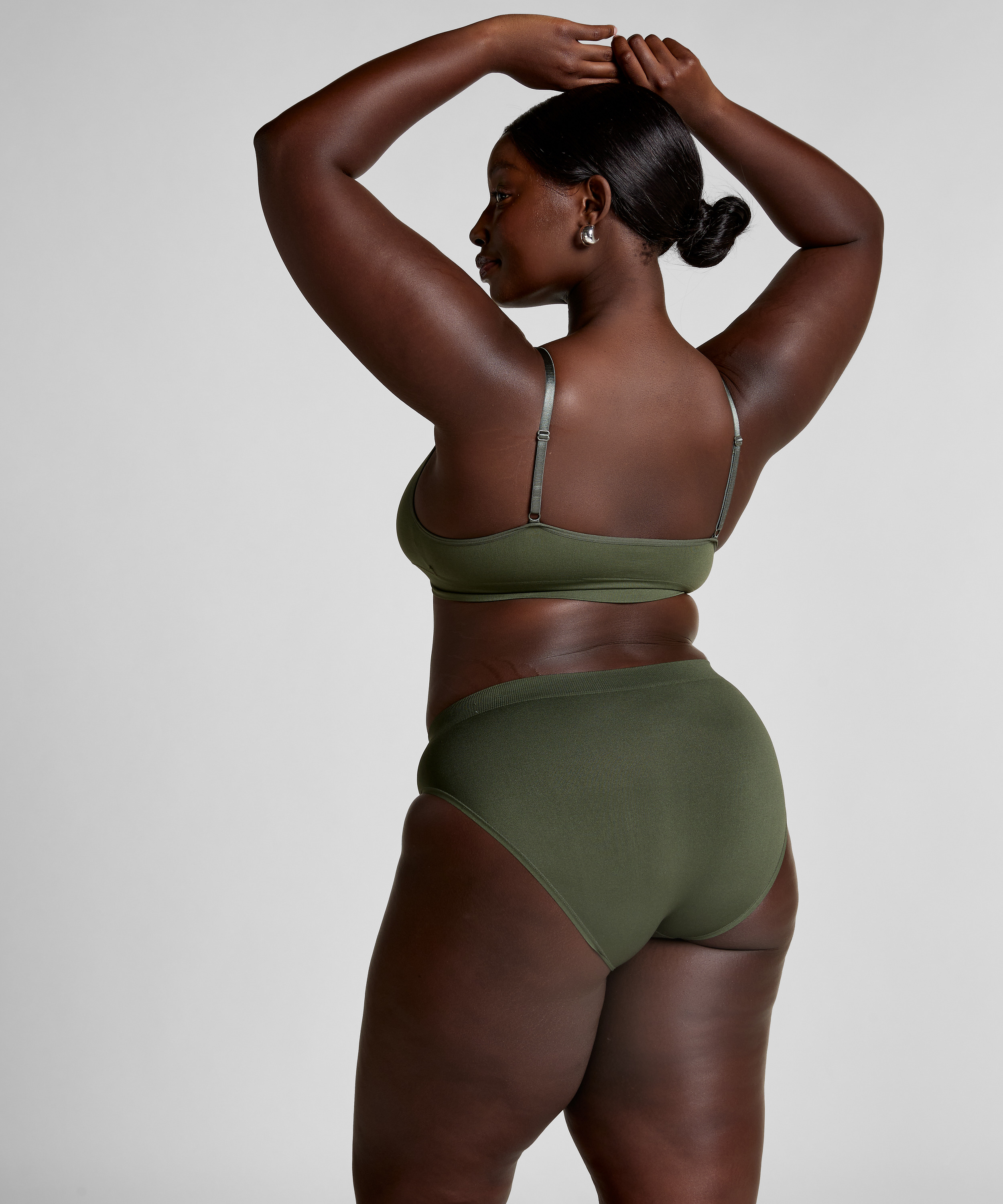 Brassière triangle Dide, Vert, main