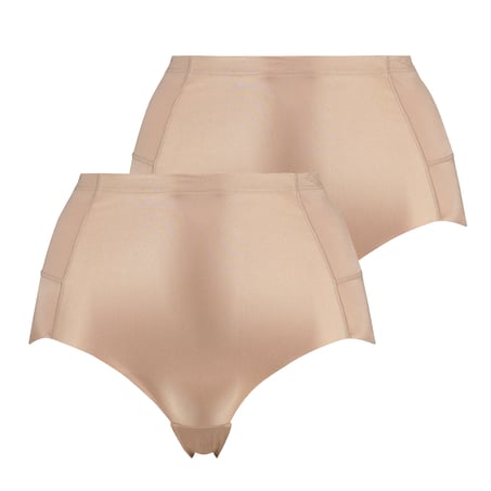 Lot de 2 Culotte sculptante lissante, Beige