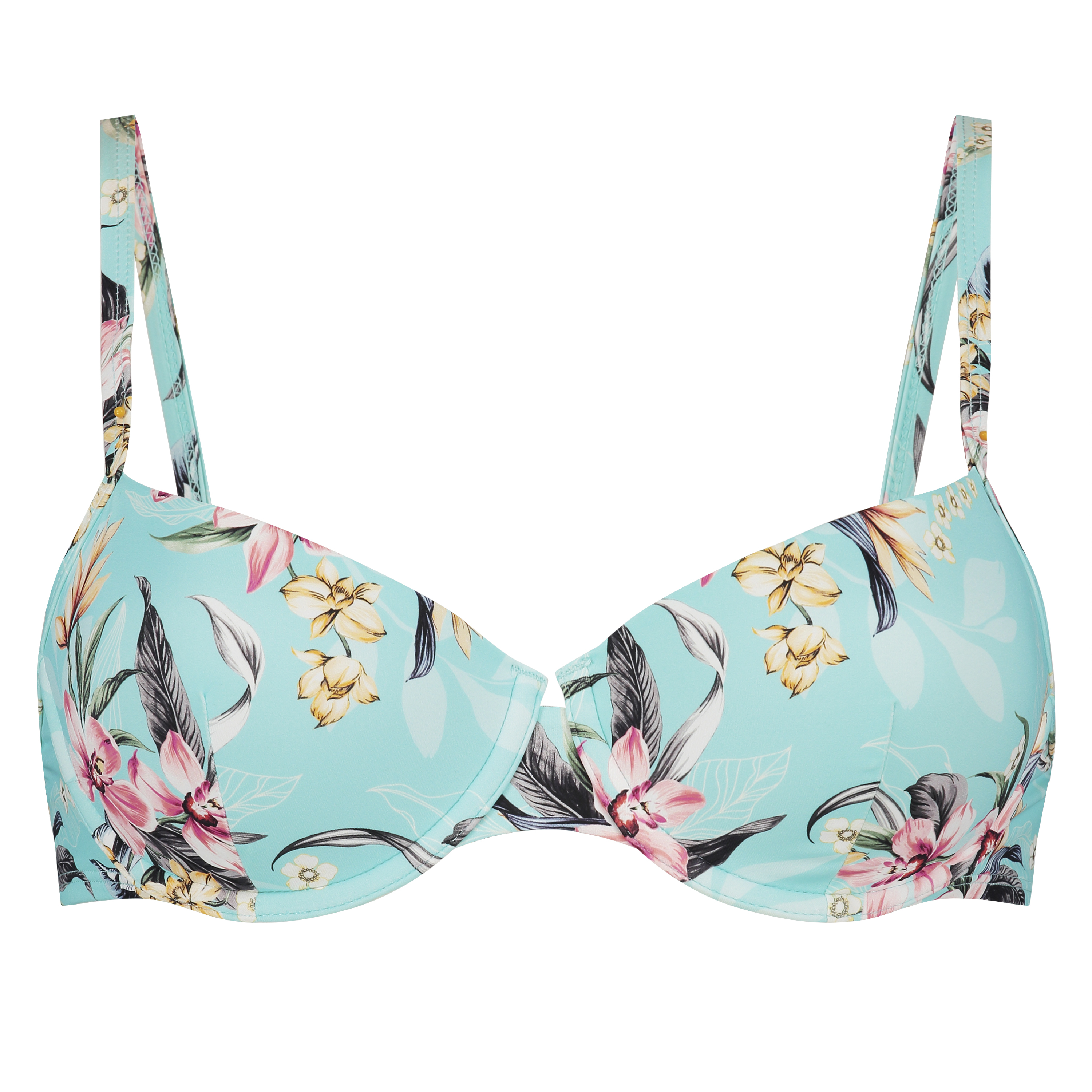 Haut de bikini &agrave; armatures pr&eacute;form&eacute; Bea, Bleu, main