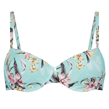 Haut de bikini &agrave; armatures pr&eacute;form&eacute; Bea, Bleu