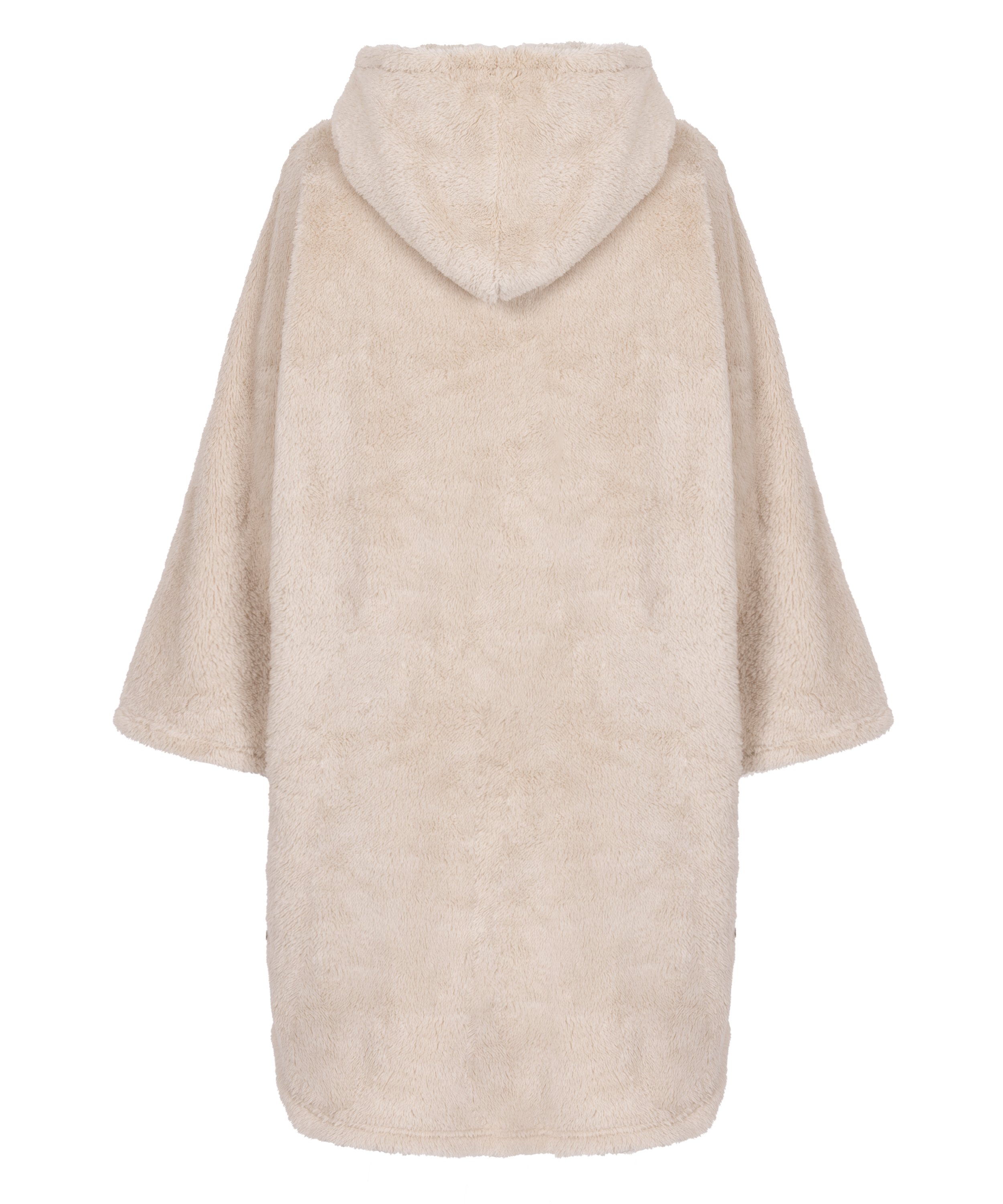 Snuggle Fleece Jurk Lounge, Beige, main