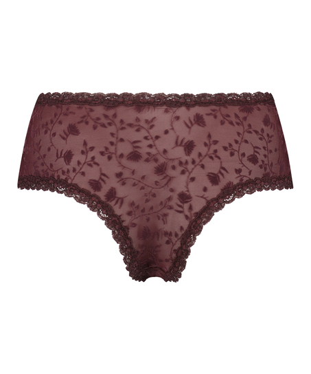 Brésilien en V Curvy, Rouge