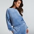 Velours Top, Blauw