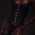 Bustier Fleur Nyakim, Zwart
