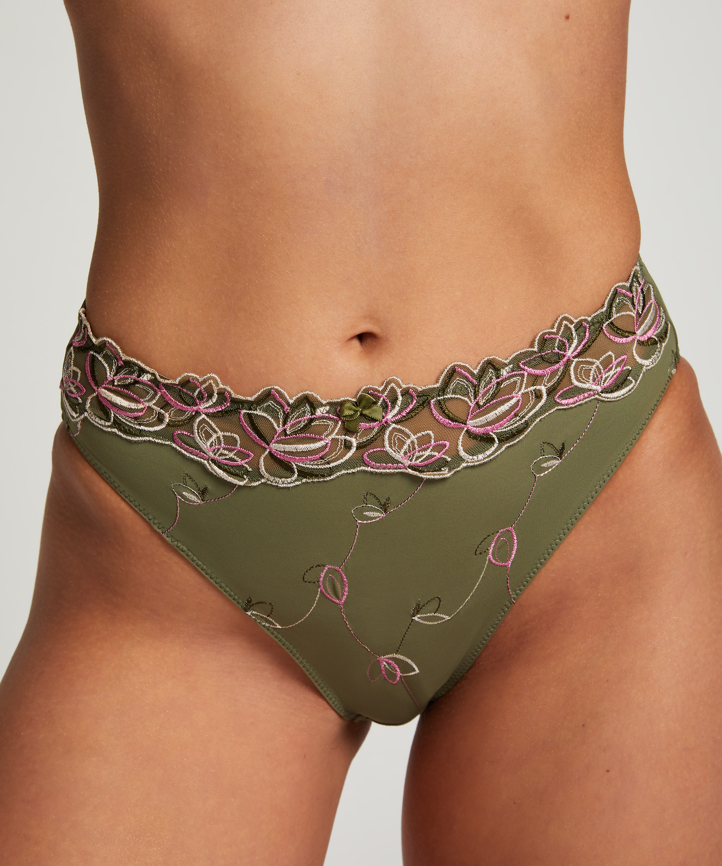 Hoge slip Diva, Groen, main