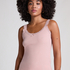 Cami Rib Lace, Roze