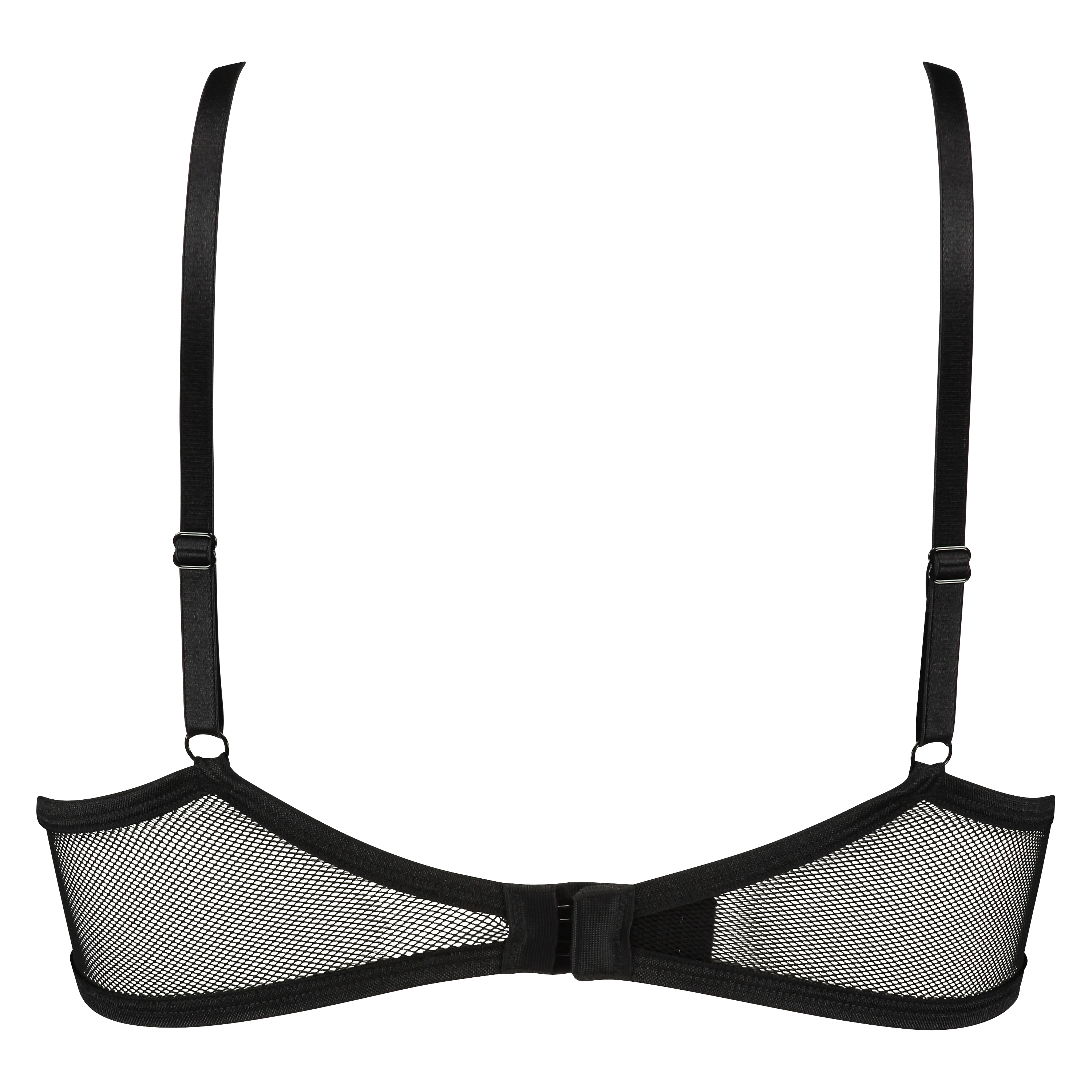 Non-padded underwired bra Cleo, Noir, main