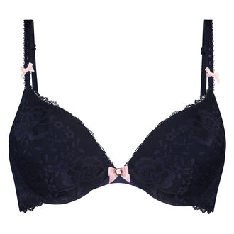 Soutien-gorge &agrave; armatures pr&eacute;form&eacute; push-up Maya, Bleu