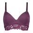 Soutien-gorge push-up préformé sans armatures Evey, Pourpre