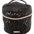 Make up tas mesh leopard groot, Zwart