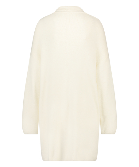 Premium Vest lang Fluffy, Wit