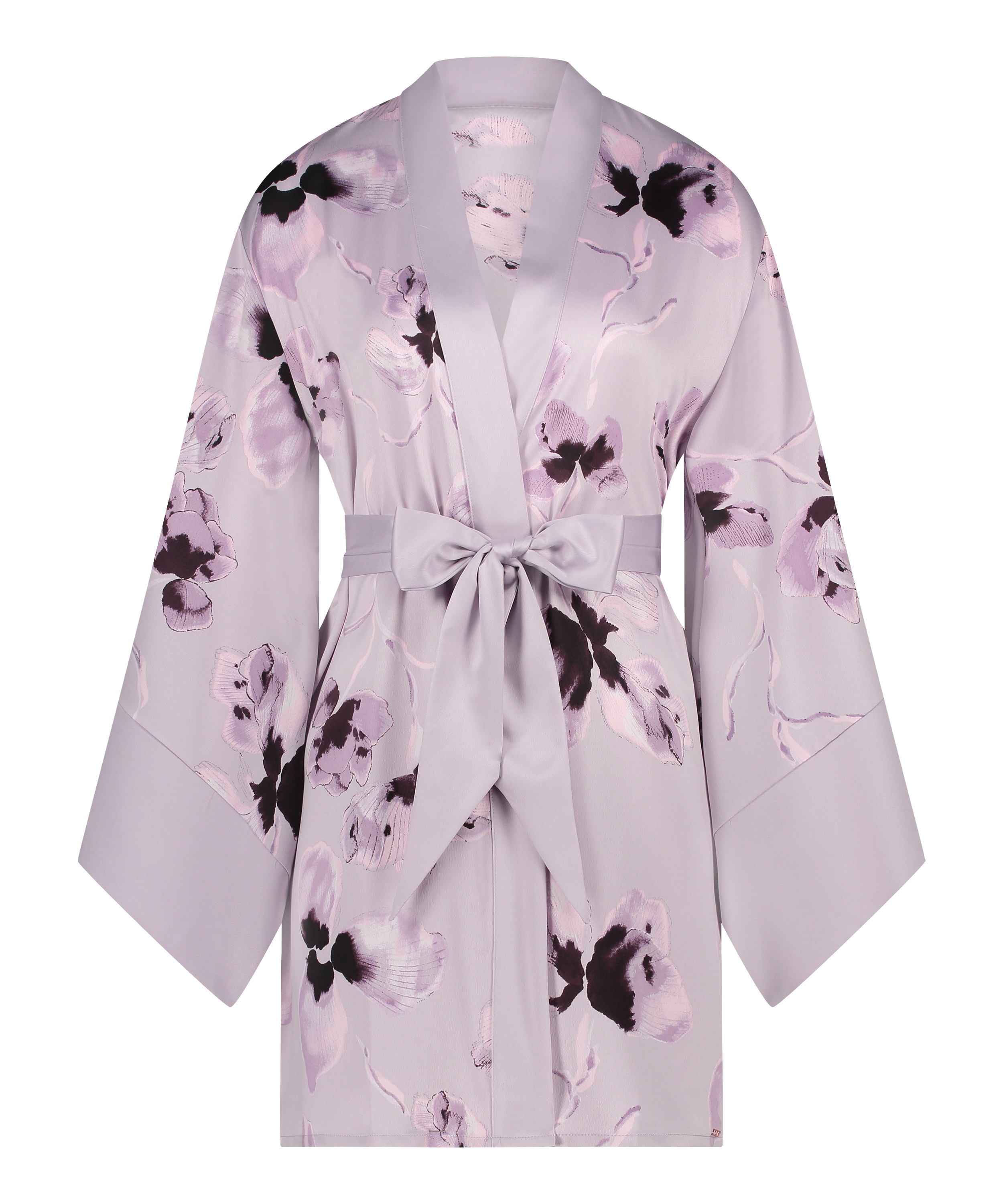 Kimono Satin, Paars, main