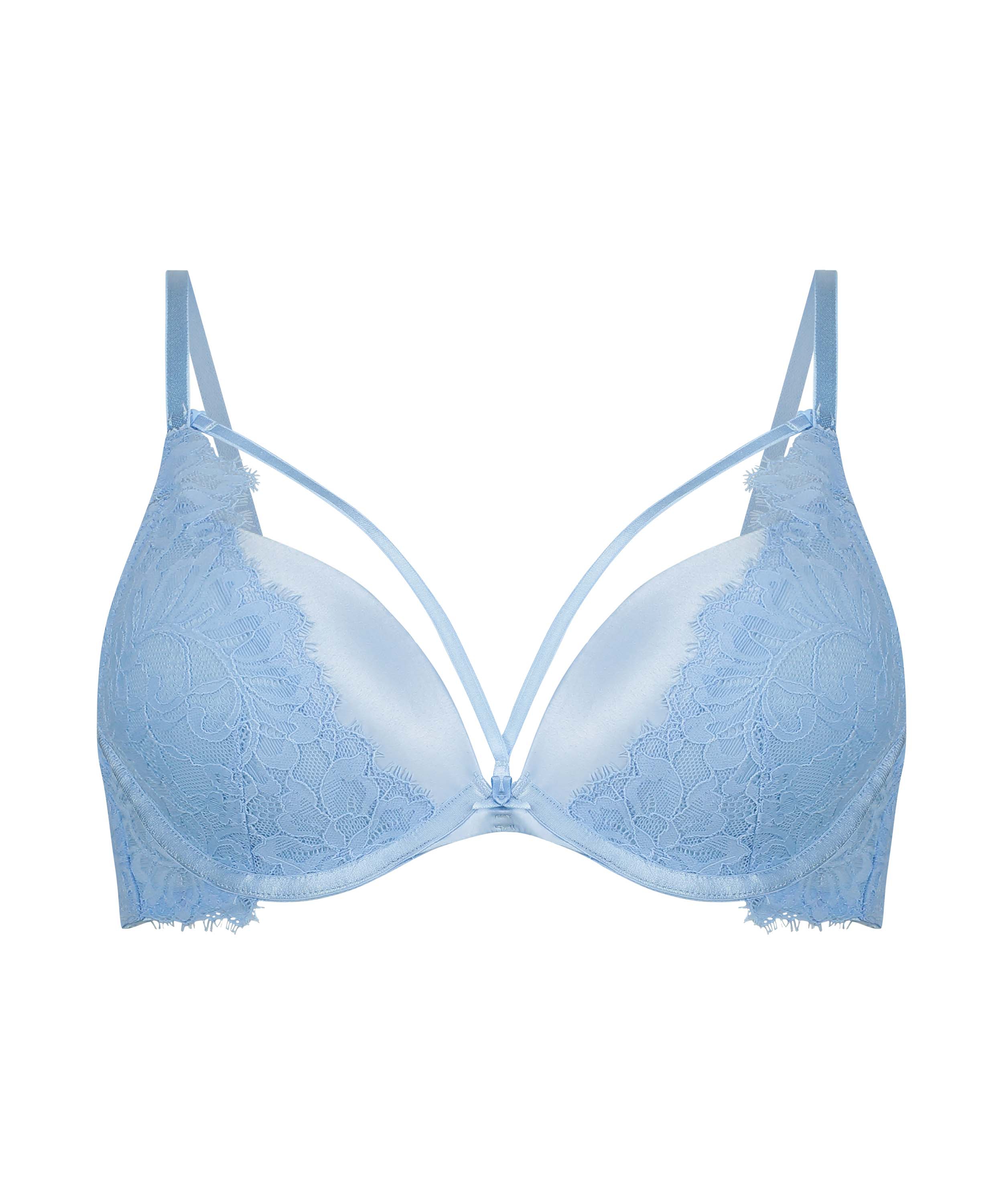 Soutien-gorge push-up &agrave; armatures pr&eacute;form&eacute; Isabella, Bleu, main