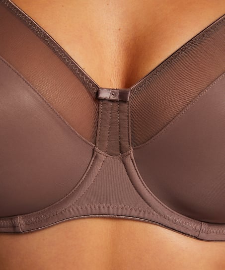 Niet-voorgevormde minimizer beugel bh Nina, Bruin