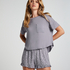 Korte pyjama set, Paars