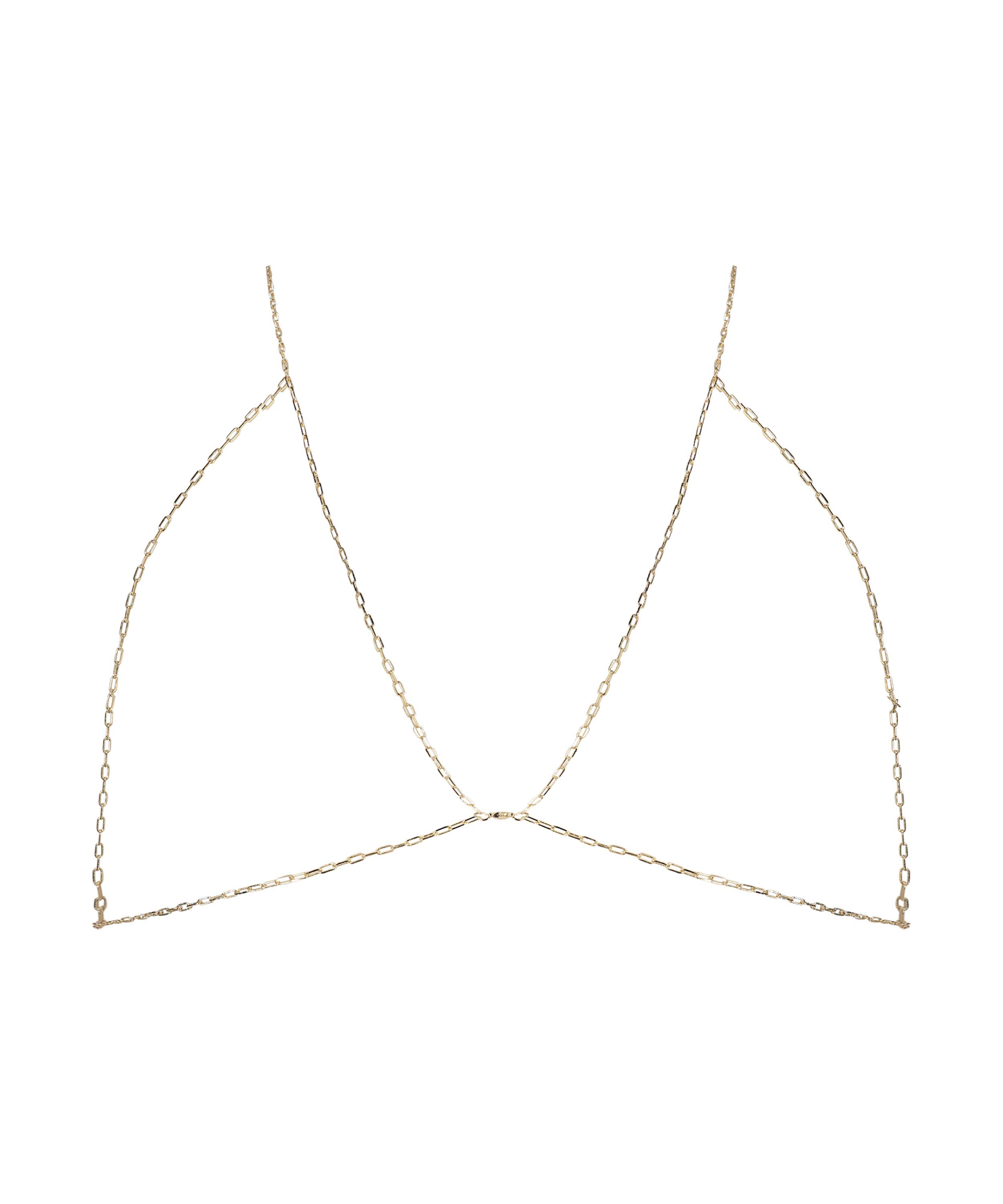 Bralette Chain, Geel, main