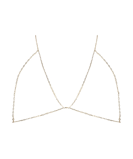 Bralette Chain, Geel