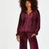 Jacket hoodie velours, Rood
