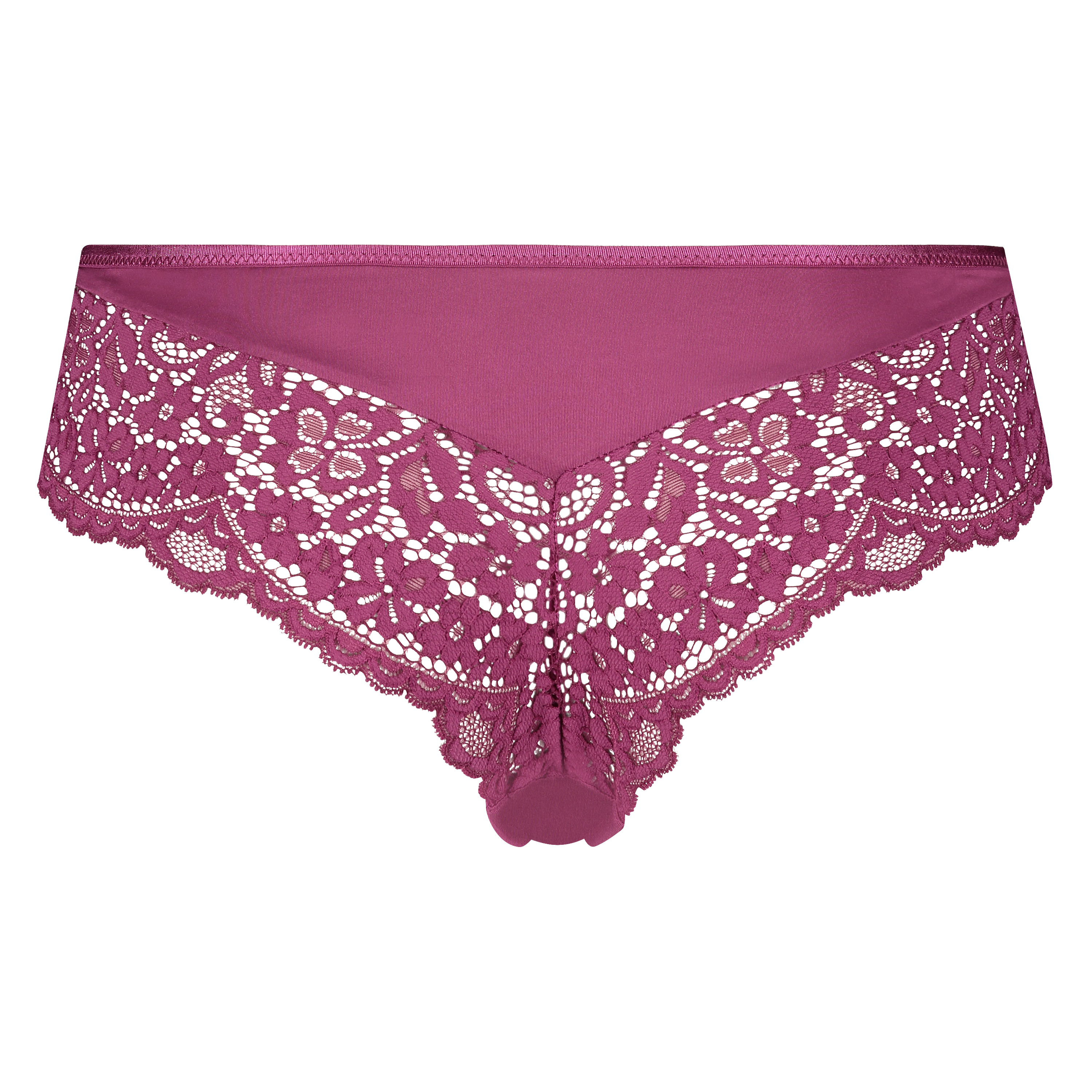 Slip br&eacute;silien Rose, Pourpre, main