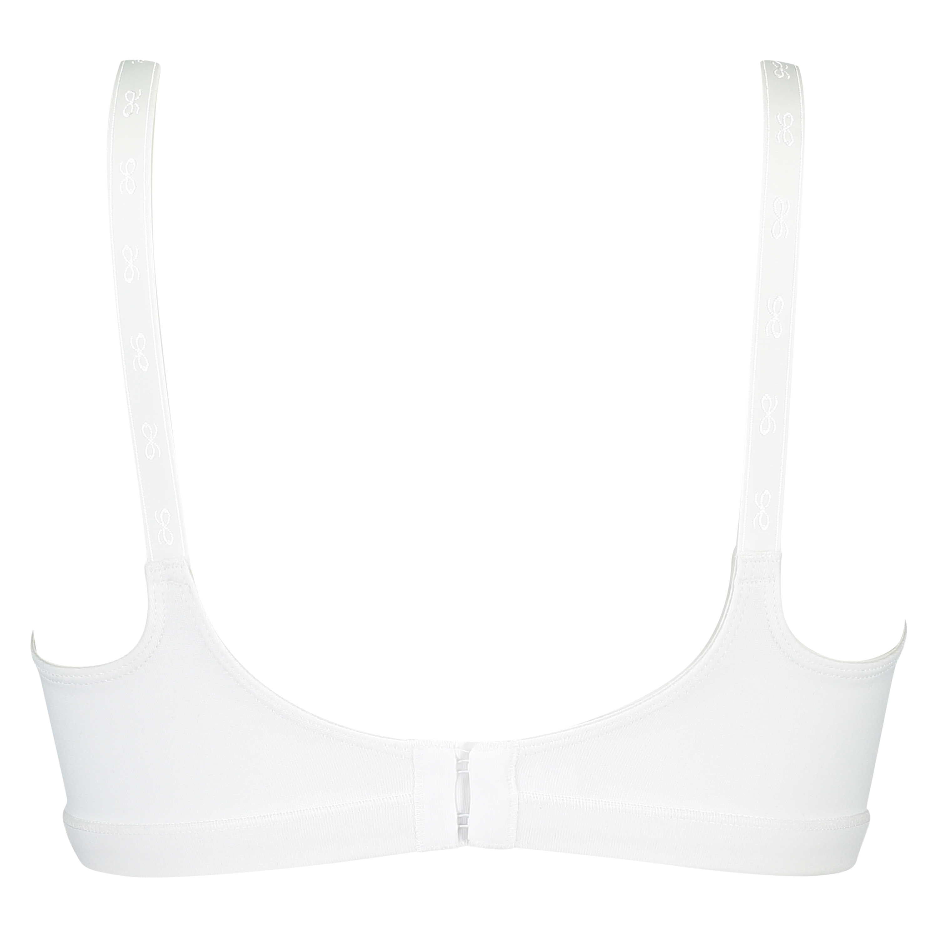 Soutien-gorge sans armature non-pr&eacute;form&eacute;, Blanc, main
