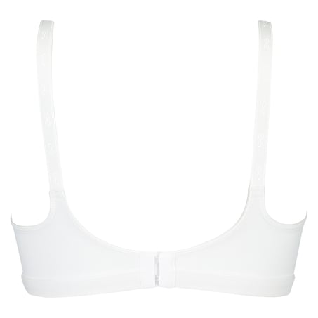 Soutien-gorge sans armature non-pr&eacute;form&eacute;, Blanc