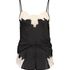 Pyjama set Satin, Zwart