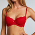 Soutien-gorge &agrave; armatures pr&eacute;form&eacute; Teddy, Rouge