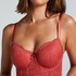 Voorgevormde longline beugel bh Arabella, Rood