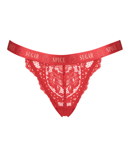 String taille extra basse Cinnamon, Rouge