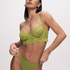 Soutien-gorge &agrave; armatures pr&eacute;form&eacute; longline Isabella, Vert