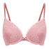 Voorgevormde push-up beugel bh Marine, Roze