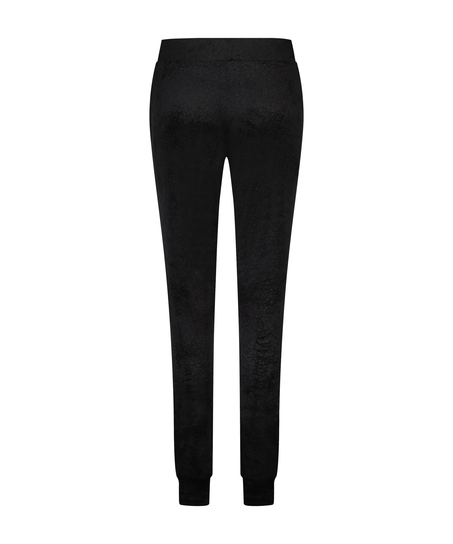 Petite Pantalon de jogging en Velours, Noir