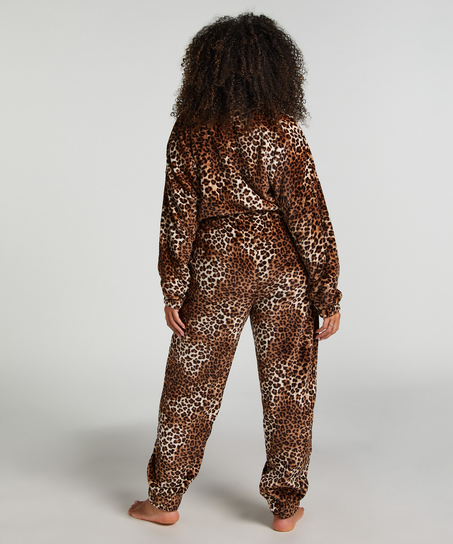 Onesie Flanelle Polaire, Beige