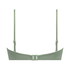 Voorgevormde beugel bikinitop Scallop Cup E +, Groen