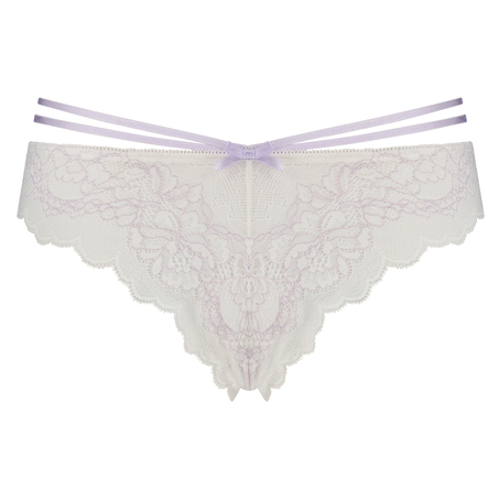 Slip br&eacute;silien Tabatha, Blanc