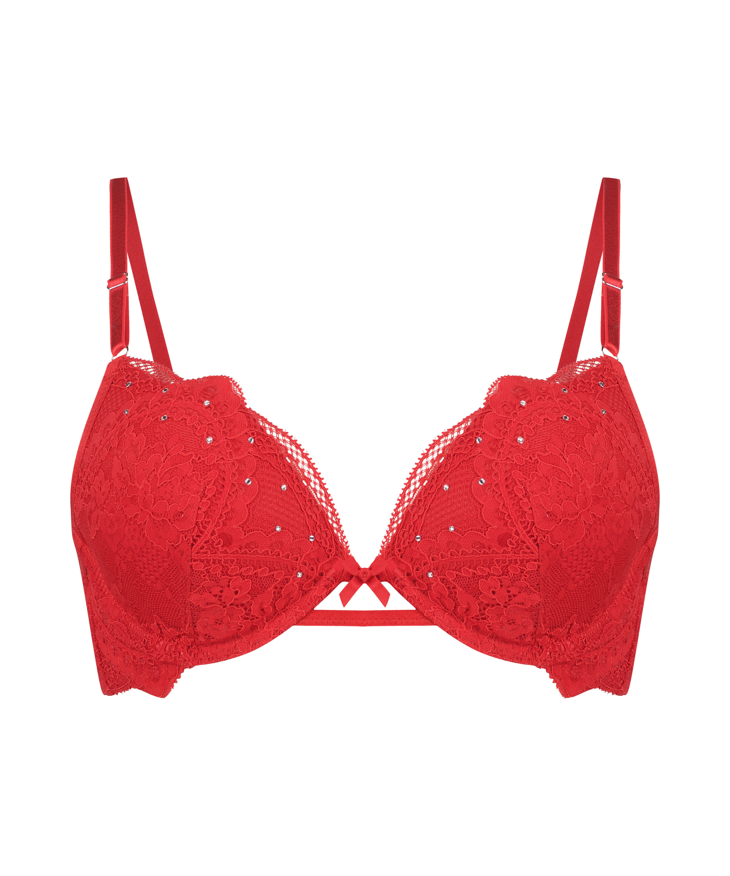 Voorgevormde push-up beugel bh Oceana, Rood, main