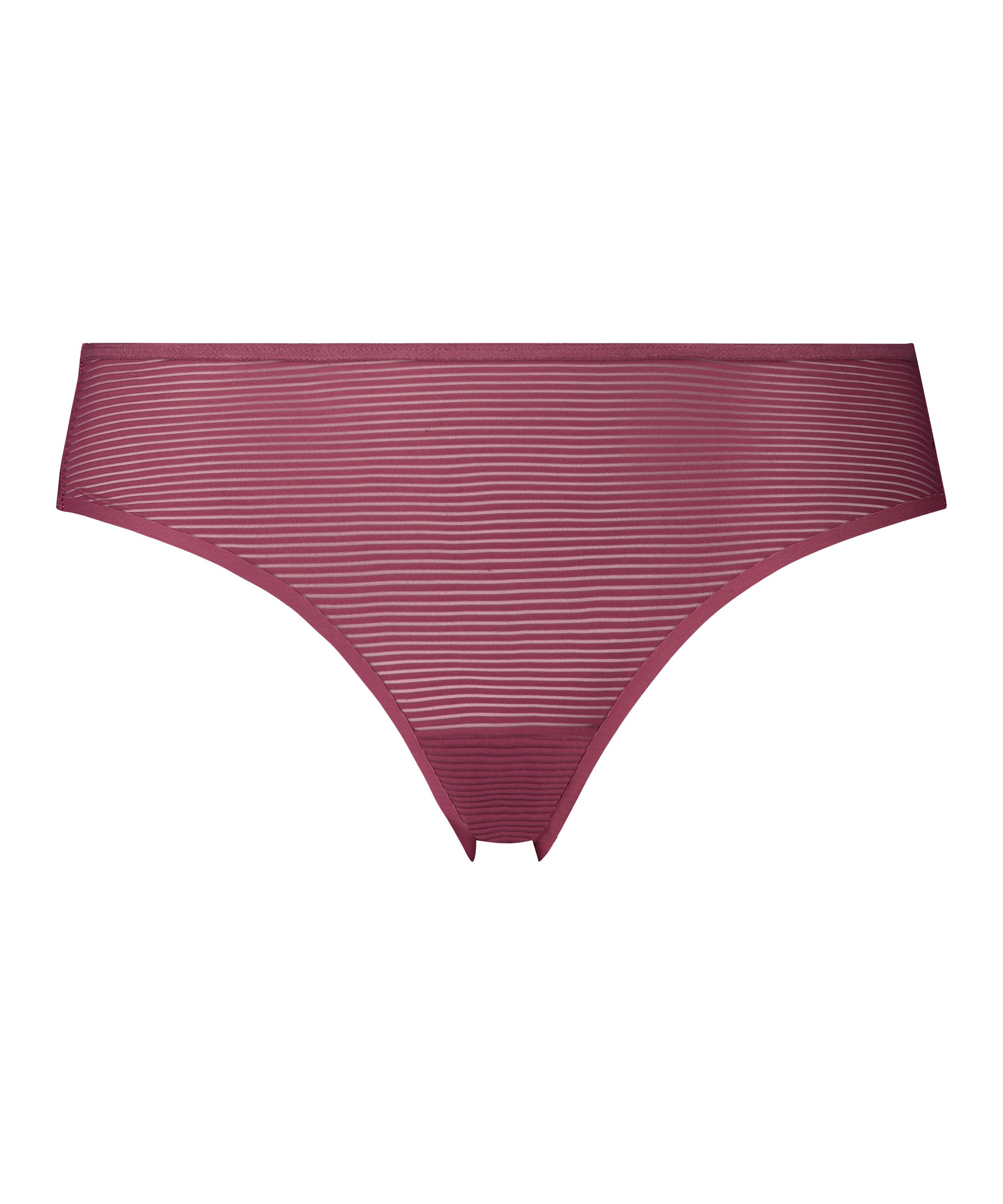 Invisible brazilian Stripe mesh, Rood, main