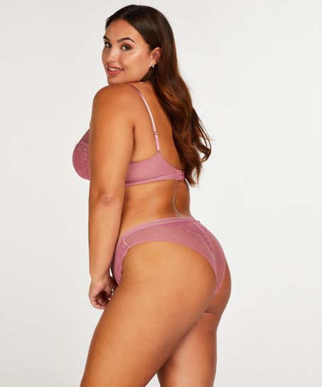 Voorgevormde bh zonder beugel Bessie Pink Ribbon, Roze