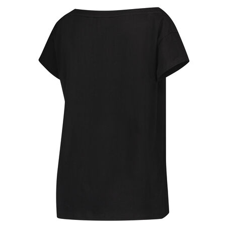 T-shirt de sport HKMX &agrave; manches courtes, Noir