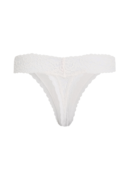 String extra bas Madison, Blanc