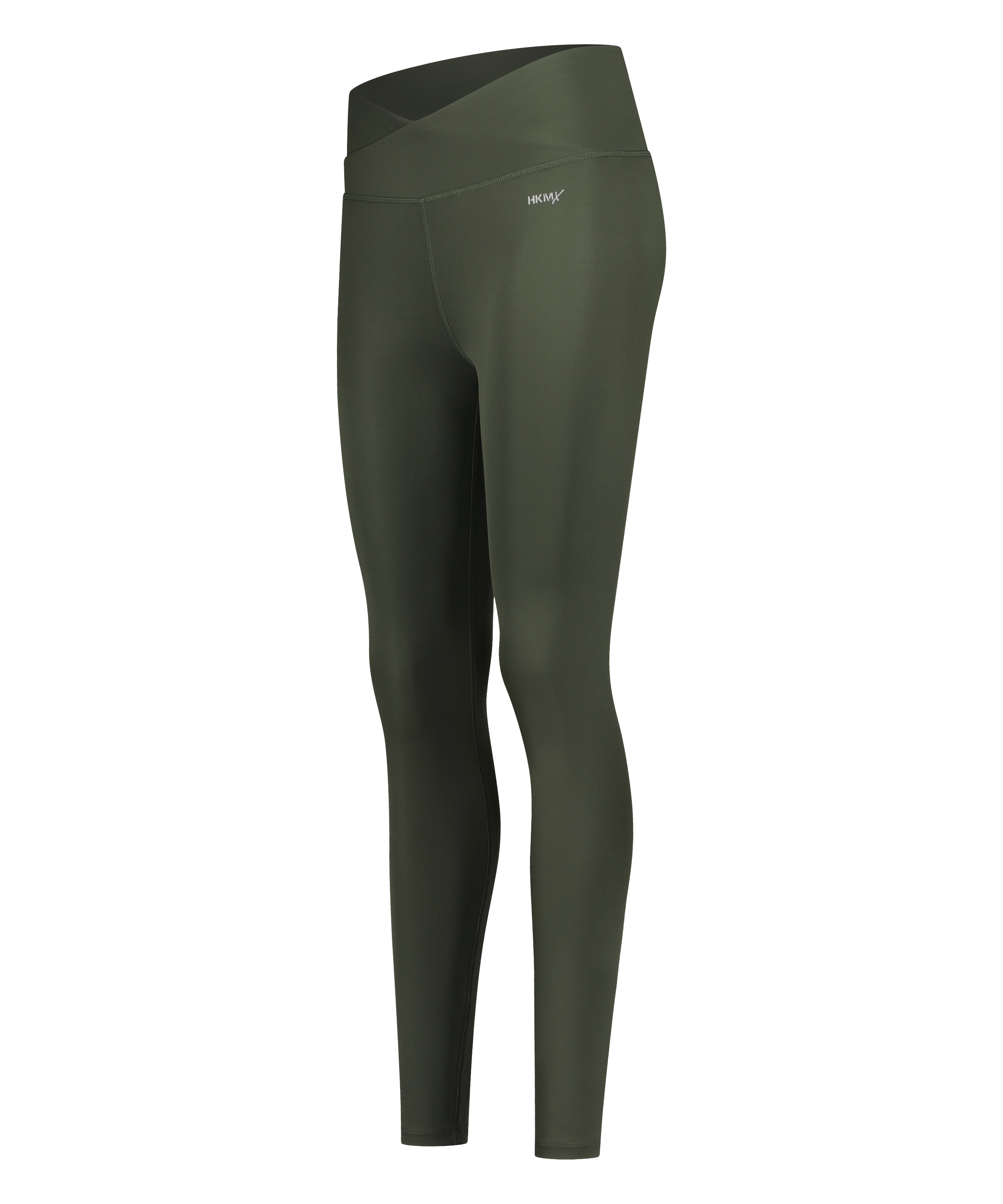 HKMX Legging crois&eacute; &agrave; taille haute, Vert, main