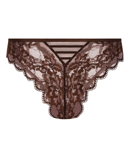 Slip brésilien Lisa, Brun