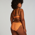 Bikinitop Scallop Lurex, Oranje
