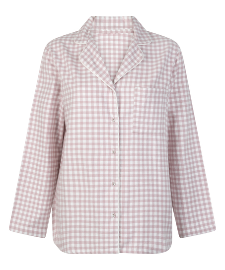 Haut de pyjama Flanel Essentials, Pourpre