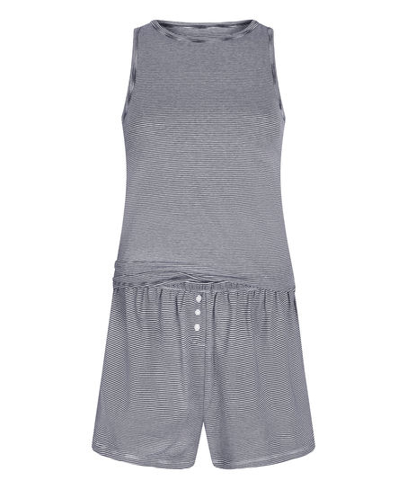 Pyjamaset Singlet Jersey, Blauw