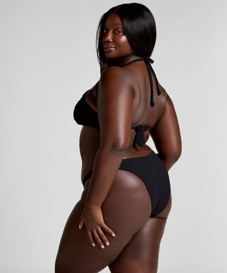 Hoog uitgesneden bikinibroekje Cabo, Zwart